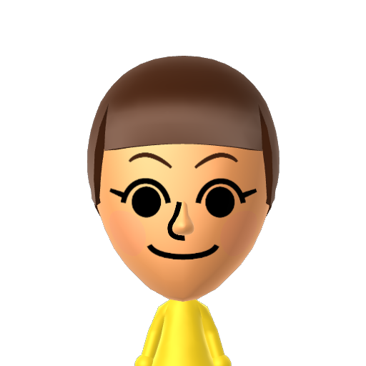 ムスメ Mii character: a Mii from Jinsei Game Wii