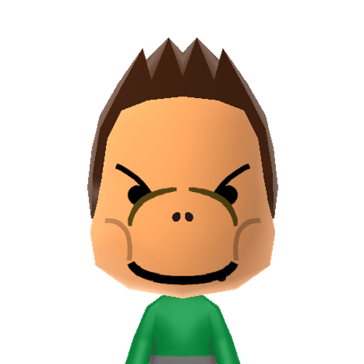 Bowser JR. Mii character preview
