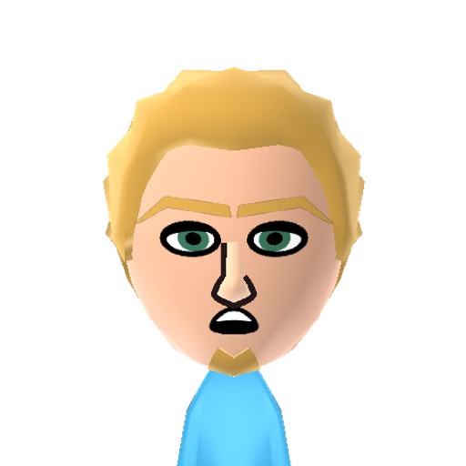 Dirk Mii character preview