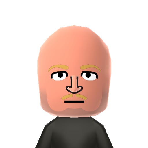 Rick Mii character: Manager of Gold and Silver Pawn Shop in Las Vegas with a show on the History channel called "Pawn Stars".