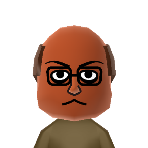 Bruce P. Mii character: OC