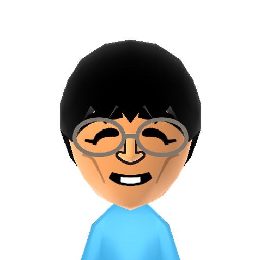 Ren Mii character: From Wii Party and Wii Sports. An alternate version.