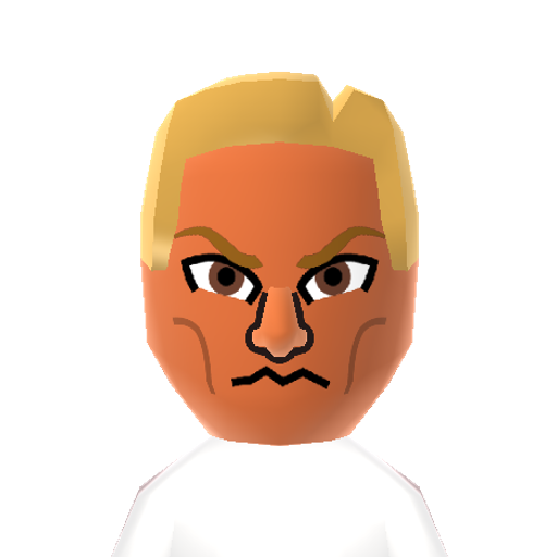 Gamagori Mii character: From the anime "Kill la Kill". Satsuki Kiryuin's loyal, massive enforcer who leads the disciplinary committee at Honnoji Academy, and, being a member of the Elite Four, has a Three-Star Goku Uniform. He refers to himself as Satsuki's "Impenetrable Shield"