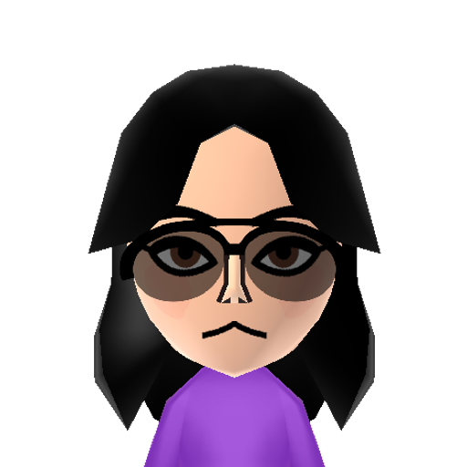 Kotone Mii character: A Mii from Mythical Wolf's Custom CPU Miis (WSR)