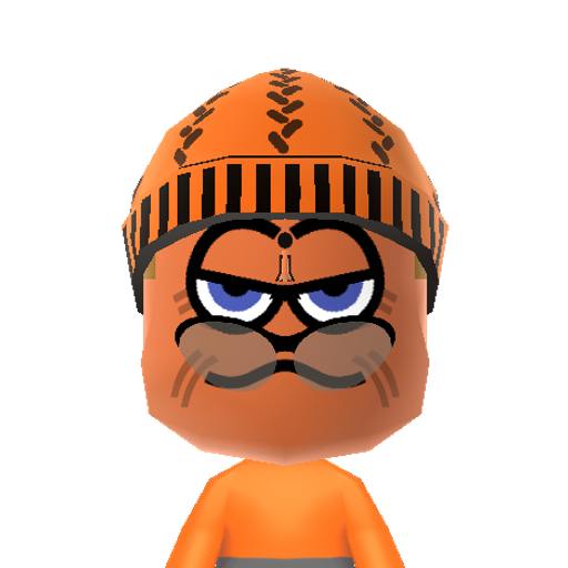 Garfield Mii character: These are extracted and derived from the Mii Central Miis from the 3DS Miitopia.
