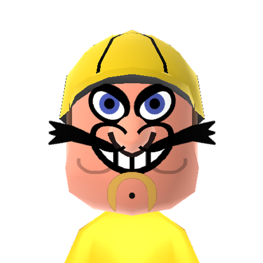 Wario Mii character: These are extracted and derived from the Mii Central Miis from the 3DS Miitopia.