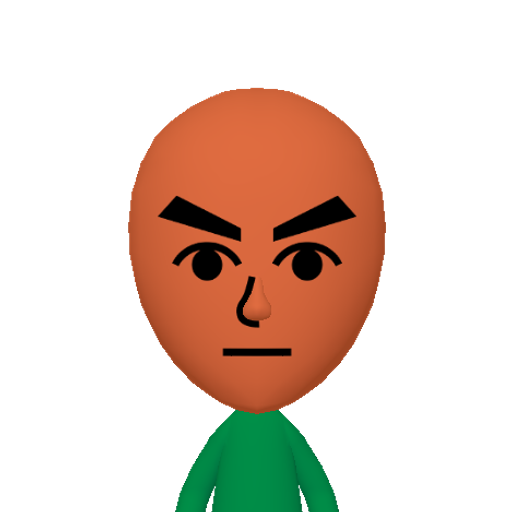 no name Mii character: This Mii is from the Switch SDK as a SampleDB Mii.