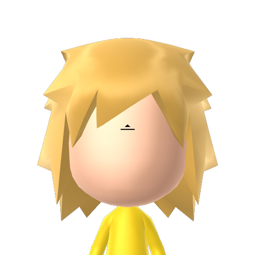 Tails Mii character: A random Mii from my Wii U