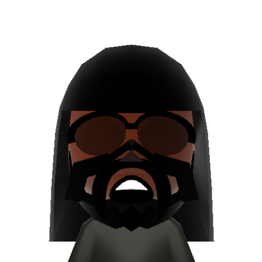 Darth V. Mii character: Sith Lord from the Star Wars series. He was once Anakin Skywalker, but turned to the dark side.