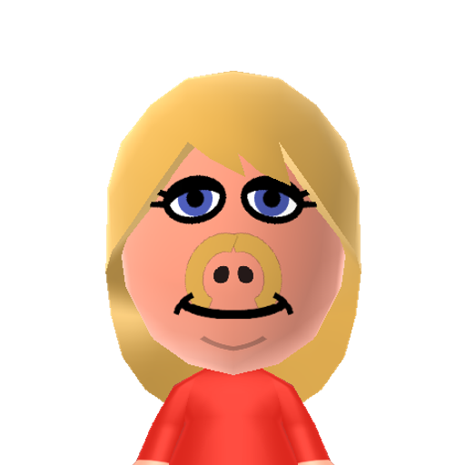 Miss Piggy Mii character preview