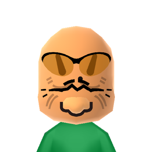 Jabba Mii character: From the Star Wars films. He's hard to miss and hard not to recognize.