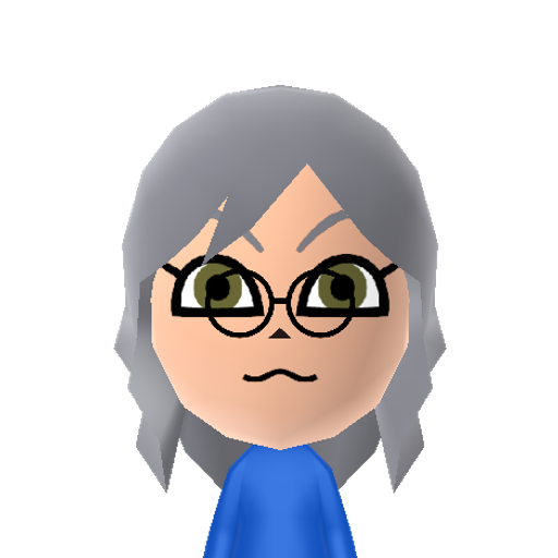 Dlanor Mii character: The Chief Inquisitor of the organization Eiserne Jungfrau. A character from the sound novel "Umineko no Naku Koro ni" / "Umineko: When They Cry".