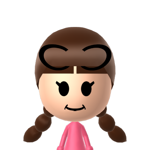 Toadette Mii character: These are extracted and derived from the Mii Central Miis from the 3DS Miitopia.