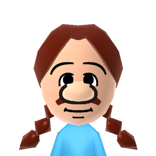 Obelix Mii character: A gaul from the cartoon "Asterix and Obelix".
