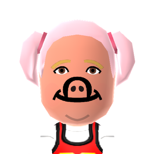 John Pork Mii character: By @squeakyrob (TikTok)