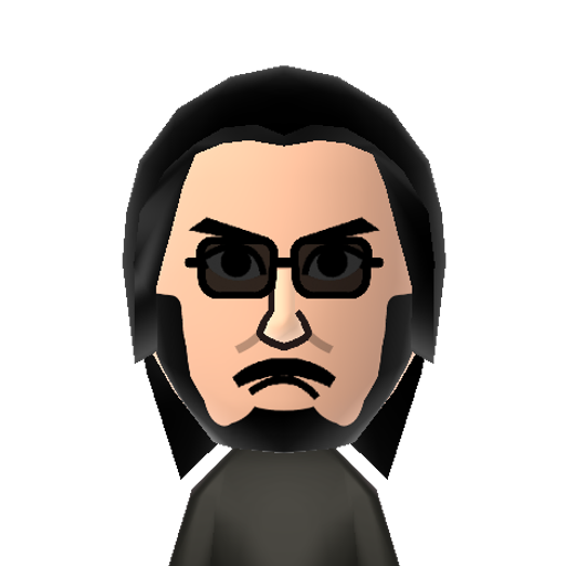 John Wick Mii character: Protagonist in the film of the same name. Played by actor Keanu Reeves.