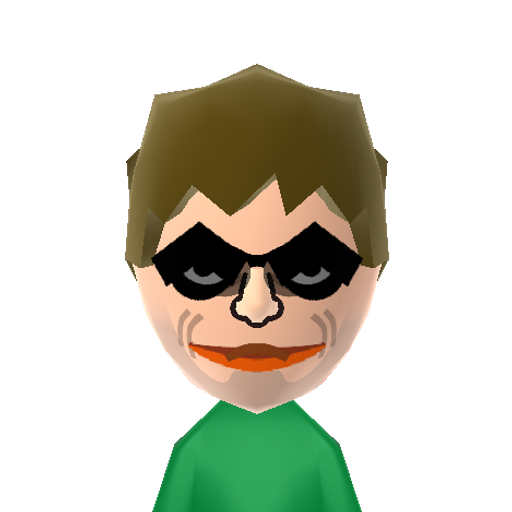 The Joker! Mii character: NNID: HAHAHAImTheJoker