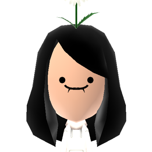 Marciline Mii character: This Mii is a resident on OhhMyKawaii's island