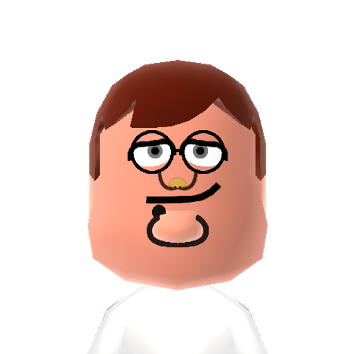 Peter G. Mii character: The father on the animated series "The Family Guy", voiced by show creator Seth MacFarlane.