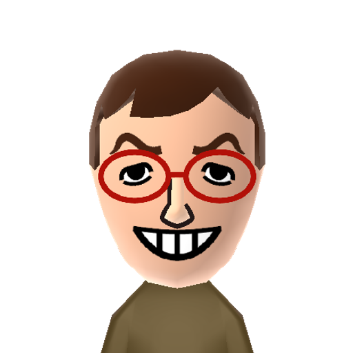 Hiromasa Mii character: A Master ranked Mii from Wii Party.