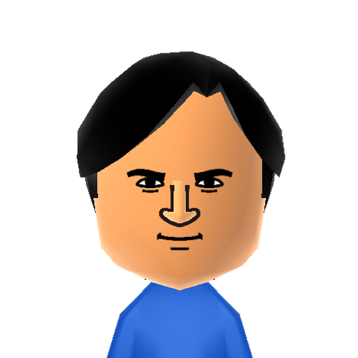 Aécio Mii character: Presidential candidate for Brazil (2014).