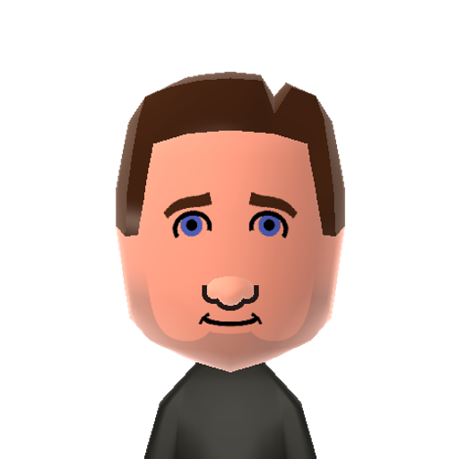 Fox Mulder Mii character preview