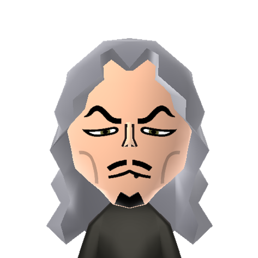 Dracula Mii character: The series villain of Konami's game series Castlevania. He is a vampire.