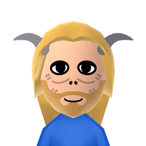 Asgore Mii character preview
