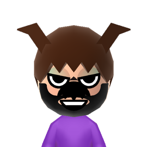 Gengar Mii character preview