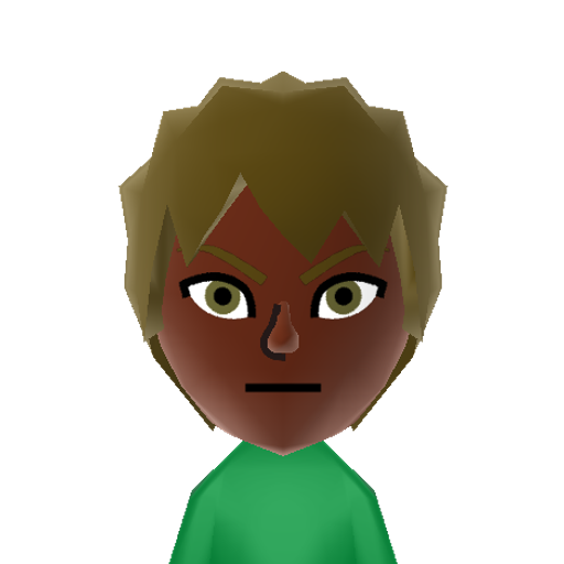 Zet Mii character: The black half of Zetsu from the anime "Naruto".
