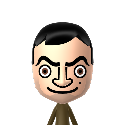 Mr Bean Mii character: These are extracted and derived from the Mii Central Miis from the 3DS Miitopia.