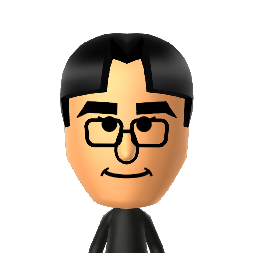 まなぶ Mii character: A Mii from Jinsei Game Wii