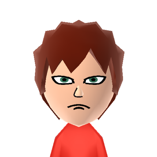 Gaara Mii character preview