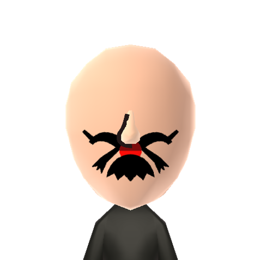 Darkrai Mii character: The Pitch-Black or Bad Dreams Pokémon.
