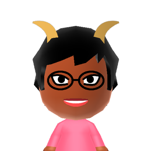 Meenah Mii character preview