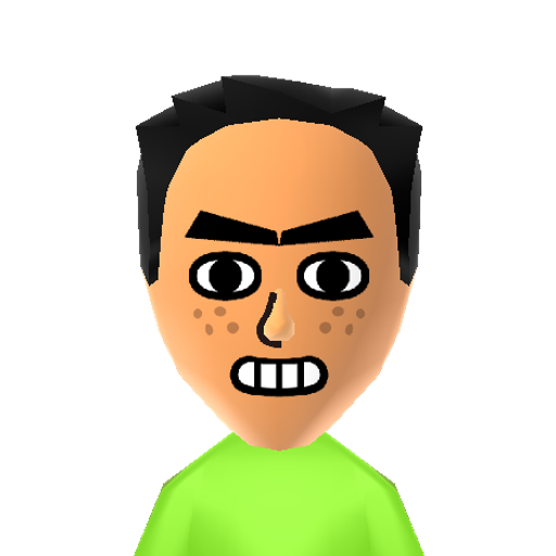 ed Mii character: The powerhouse of the Eds from the Cartoon Network show "Ed Edd n Eddy".