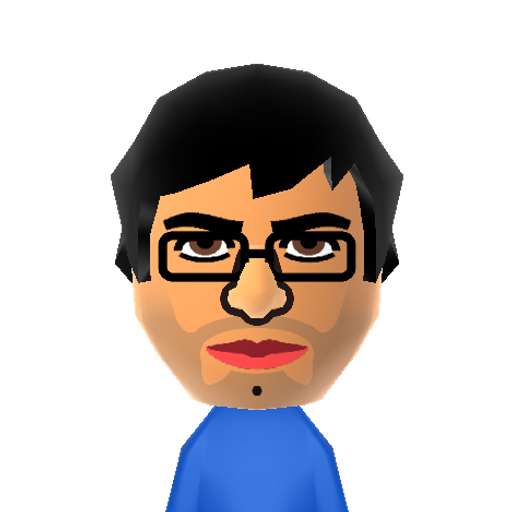 Jemaine Mii character preview