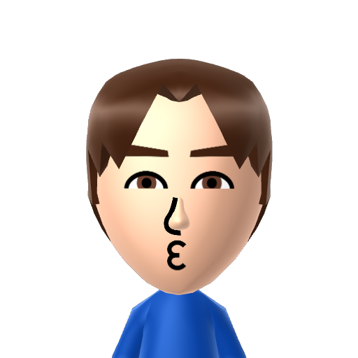 Pierre-Luc Mii character: from My Wii U Friend List (July 2017) [@AwesomeGamerland]