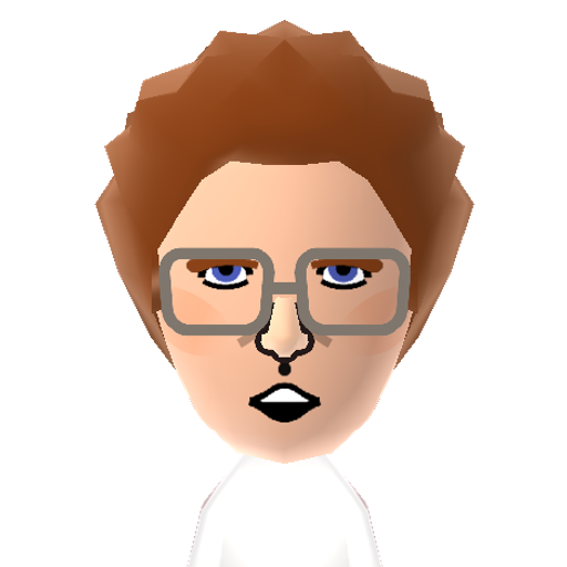 Napoleon D Mii character: Star of the movie of the same name, "Napoleon Dynamite". Played by Jon Heder.