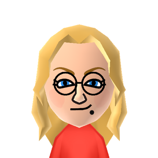 Elaine Mii character: a mii of redegin