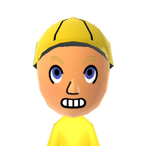no name Mii character: A Mii from Dillon's Dead-Heat Breakers