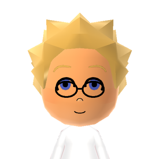 Alphys Mii character preview
