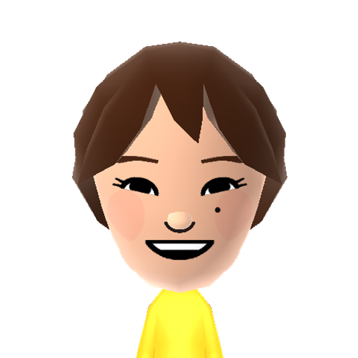 タレント3 Mii character: A Mii from the Tomodachi Collection New Life Original Mii Masterpiece.