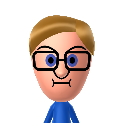 Mitchell Mii character: NNID: mitchyman2011