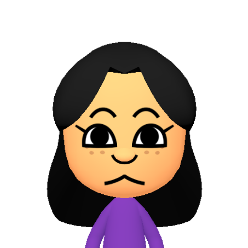 「」『』【】〒ぁあぃ Mii character: This Mii is from the Switch SDK as a SampleDB Mii.