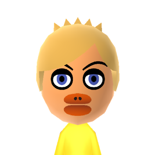 Chica Mii character: One of the animatronics in the game "Five Nights at Freddy's".