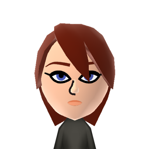 Mistral Mii character: A female character from the game "Metal Gear Rising: Revengeance"