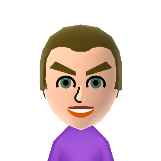 The Joker Mii character preview