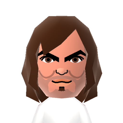 Jack Black Mii character preview