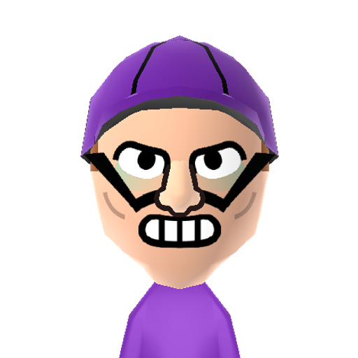 Waluigi Mii character preview